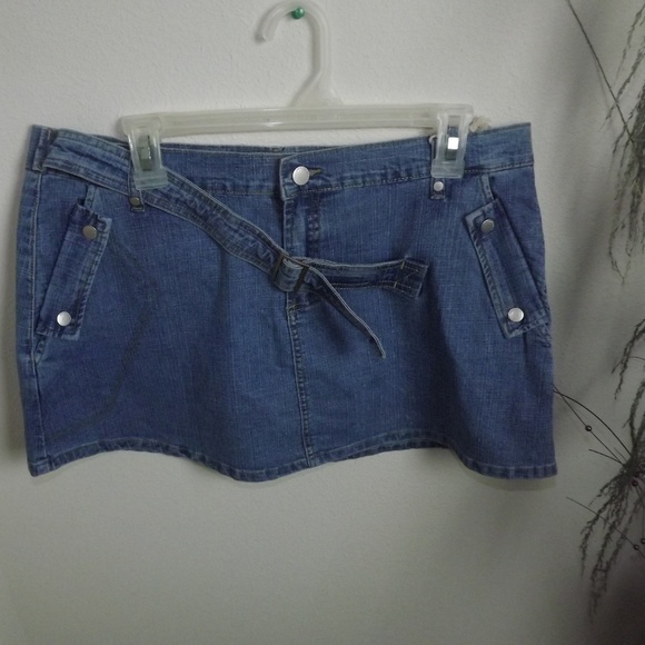 SoHo Babe Dresses & Skirts - Light Wash Denim Jean Skirt